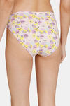 Zivame Retro Vibes Low Rise Full Coverage Bikini Panty - Violet Tulle — thumbnail 3